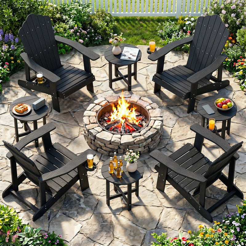 Adirondack Side Table 18x18 Weather-Resistant HIPS by DirectDeals
