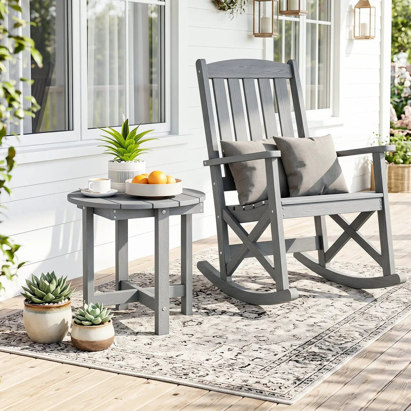 Adirondack Side Table 18x18 Weather-Resistant HIPS by DirectDeals