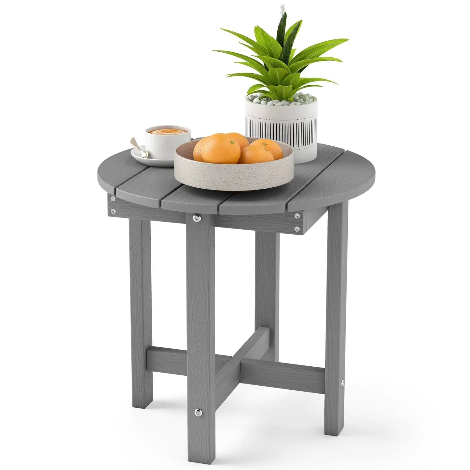 Adirondack Side Table 18x18 Weather-Resistant HIPS by DirectDeals