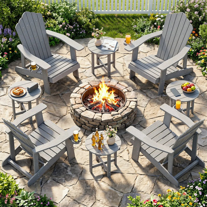 Adirondack Side Table 18x18 Weather-Resistant HIPS by DirectDeals