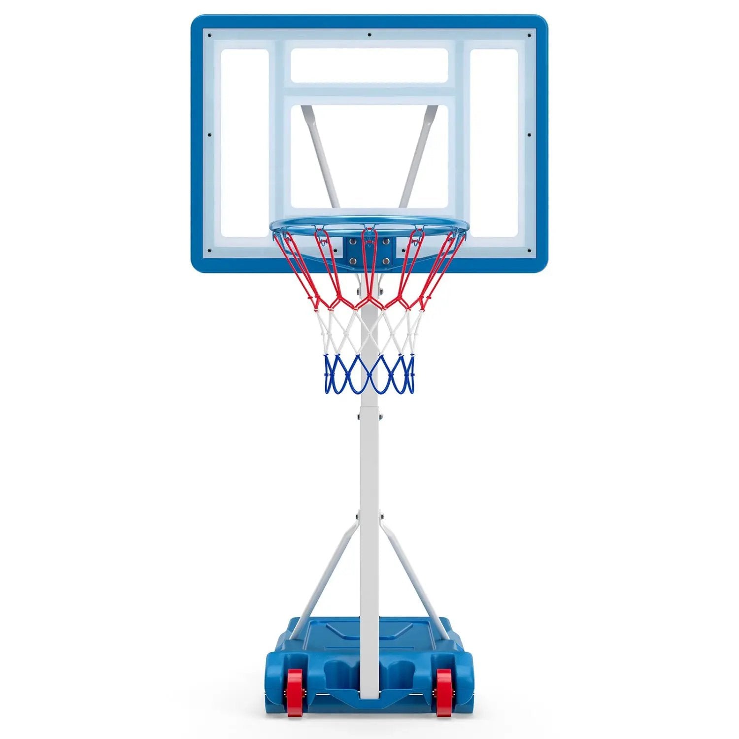 Adjustable Pool Basketball Hoop with Shatterproof Backboard by DirectDeals