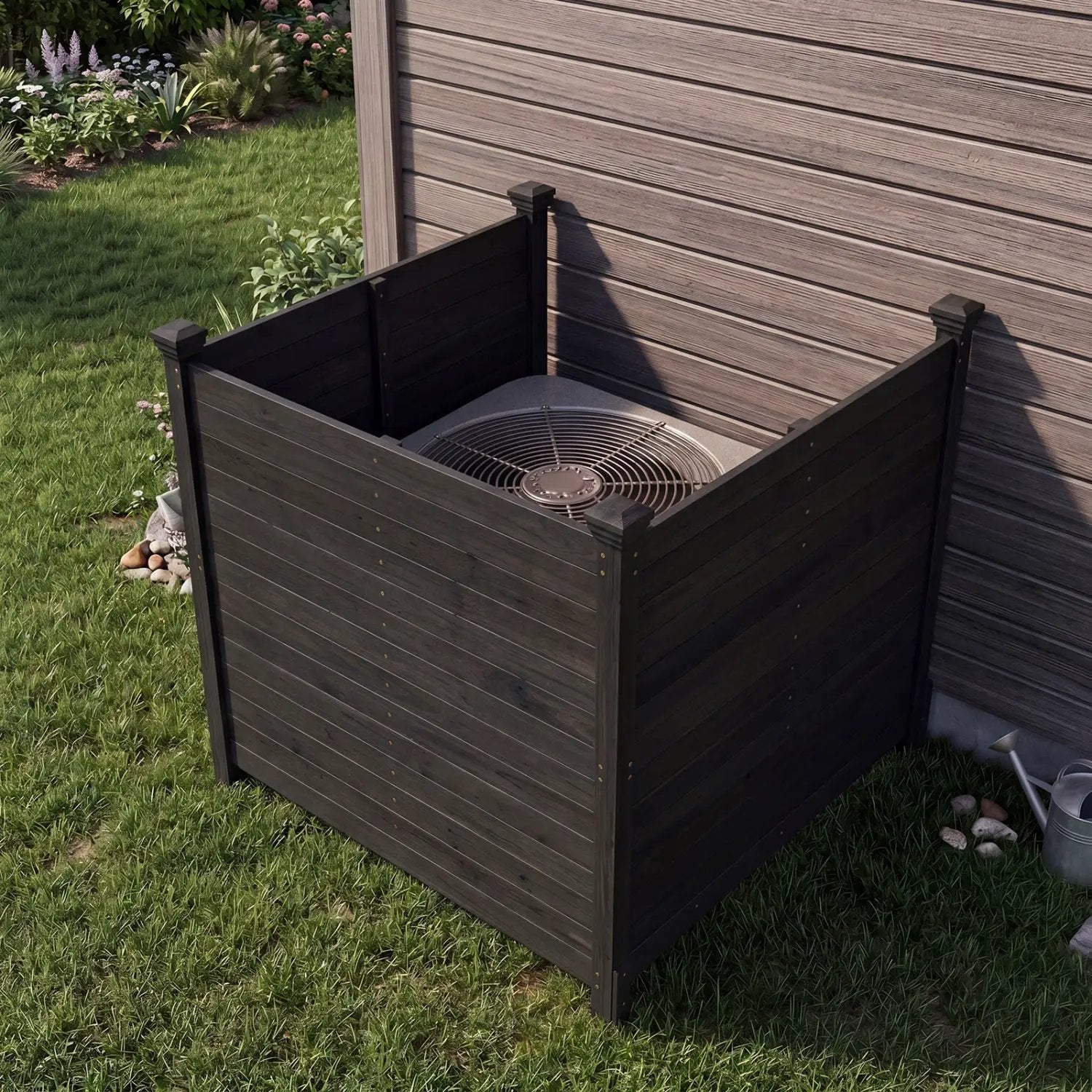 3-Panel Outdoor Privacy Fence for AC Units & Equipment by DirectDeals