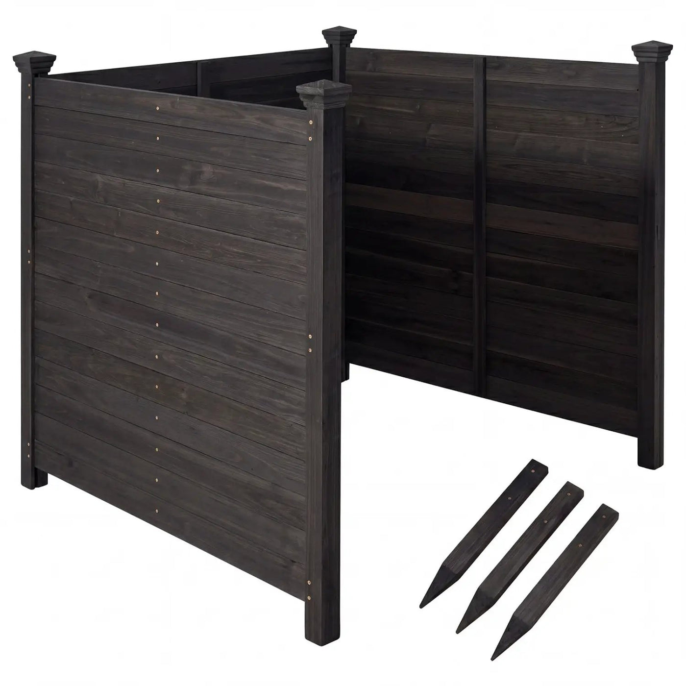3-Panel Outdoor Privacy Fence for AC Units & Equipment by DirectDeals
