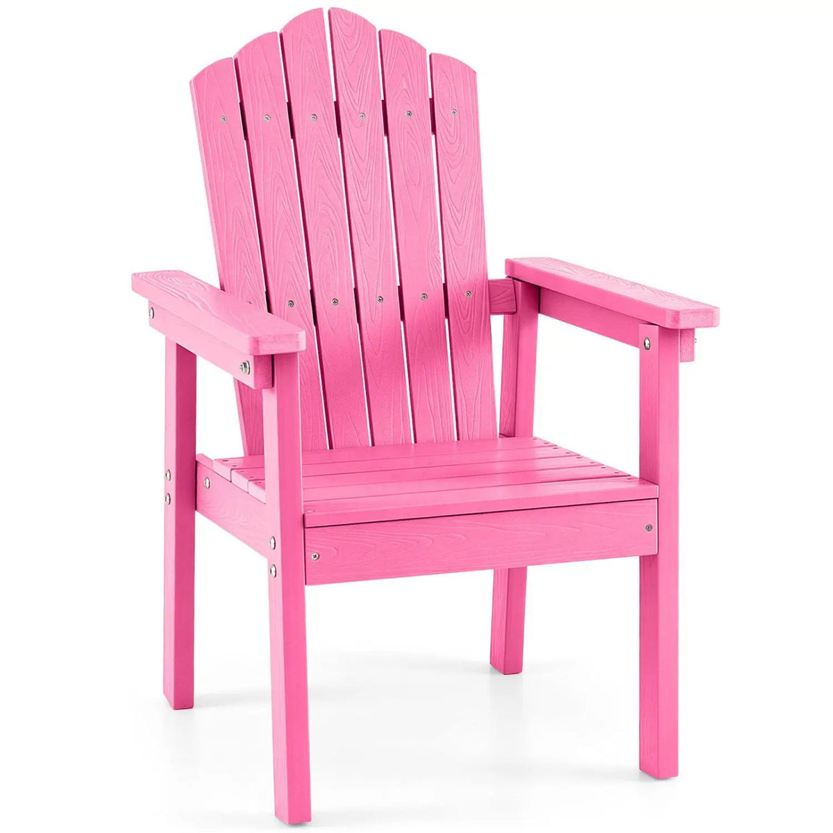 Adirondack Chair with High Backrest and Wide Armrests by DirectDeals
