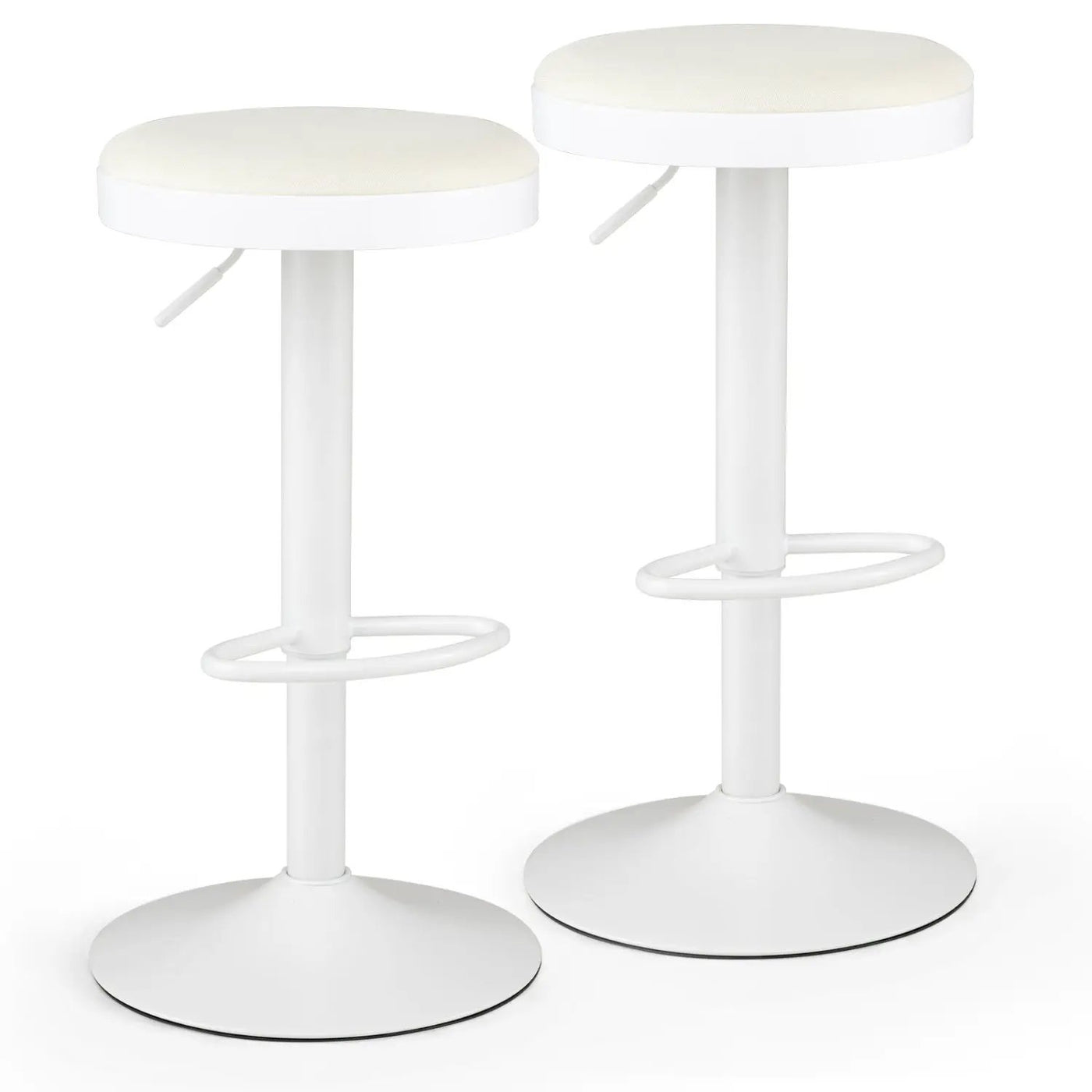 Adjustable Bar Stools Set of 2 with Padded Seat by DirectDeals