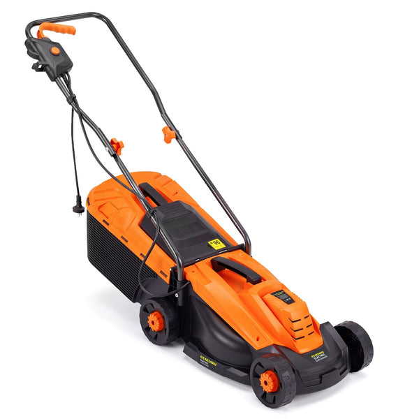 13-Inch Corded Electric Lawn Mower with 3-Position Height Adjustment, photo 2 of 8