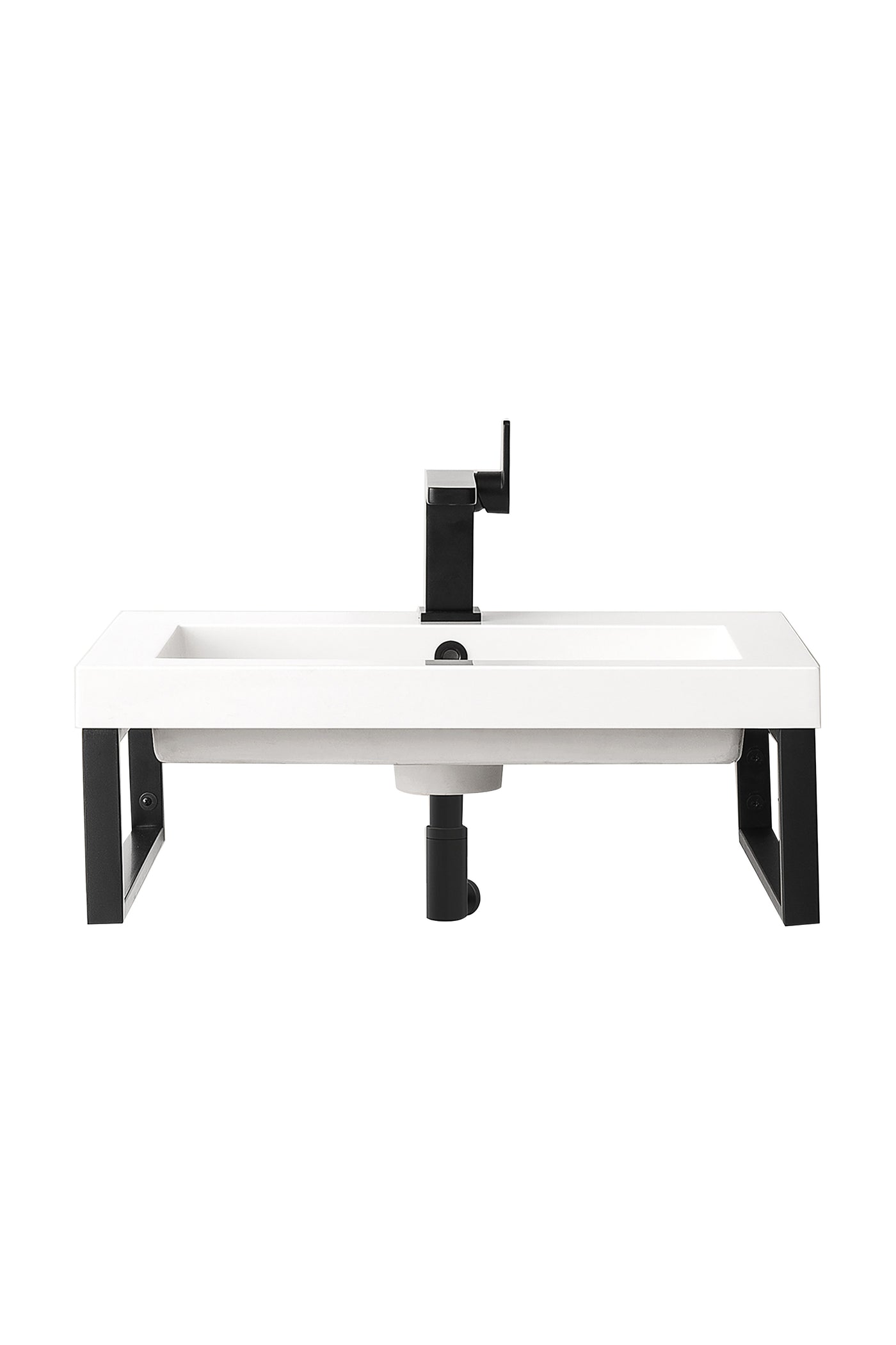 James Martin Boston 18" Floating Wall Bracket, Matte Black by James Martin