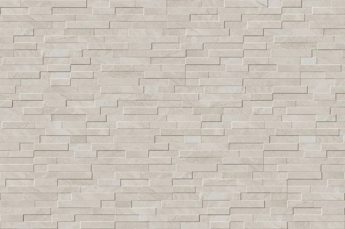 Veneer World Urban Ledgestone Explore African Beige Quartz Look Porcelain Accent Tiles 6x24 by landmarkceramics