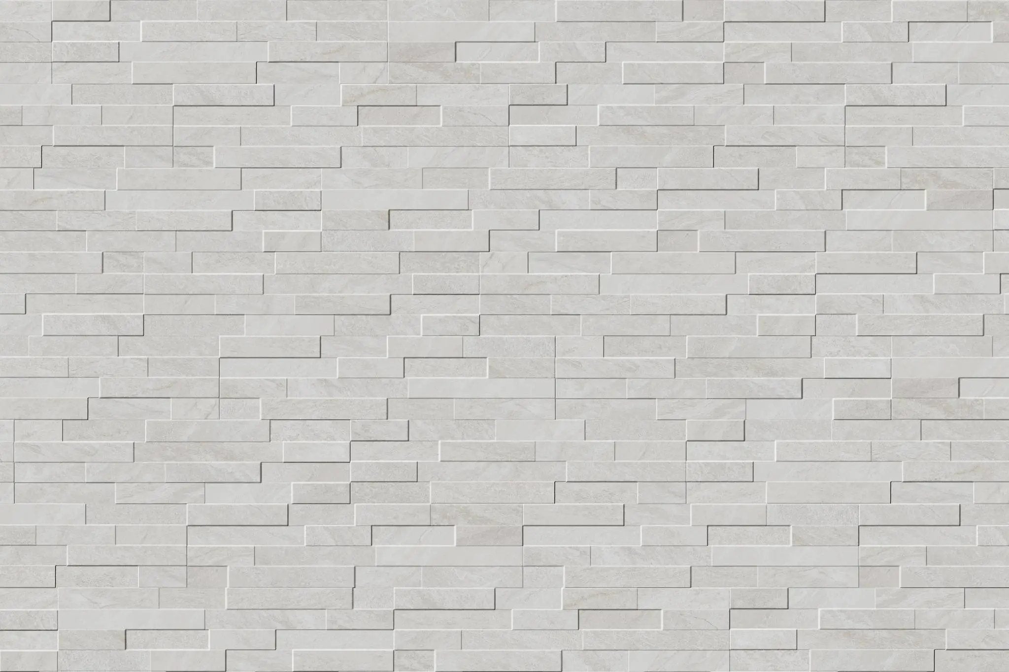Veneer World Urban Ledgestone Explore Arctic White Quartz Look Porcelain Accent Tiles 6x24 by landmarkceramics