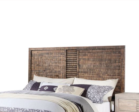 Andria Reclaimed Oak Finish Queen Bed, photo 3 of 5