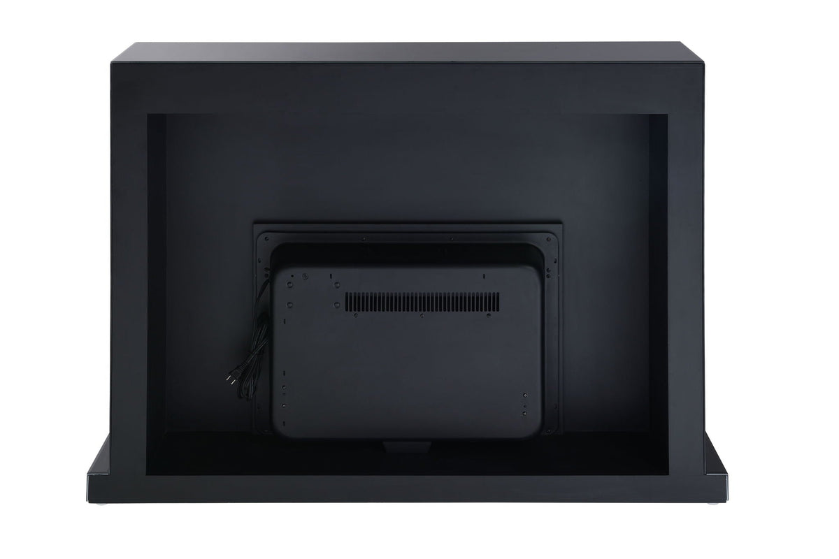 Drisana Mirrored Fireplace - Black, photo 4 of 4