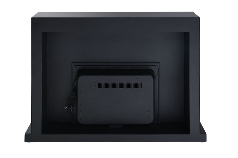 Drisana Mirrored Fireplace - Black, photo 4 of 4