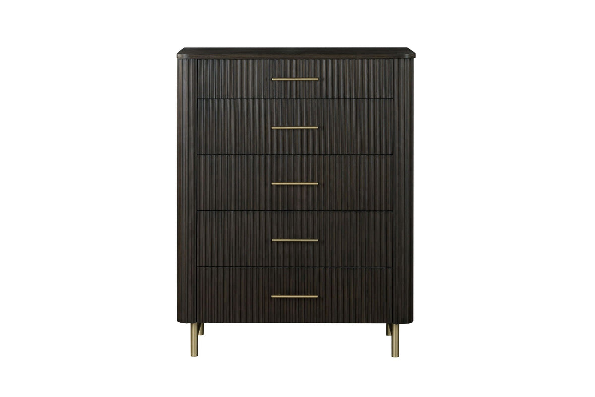 Espresso Accent Chest with Spacious Drawers - Clayten Chest, photo 4 of 4