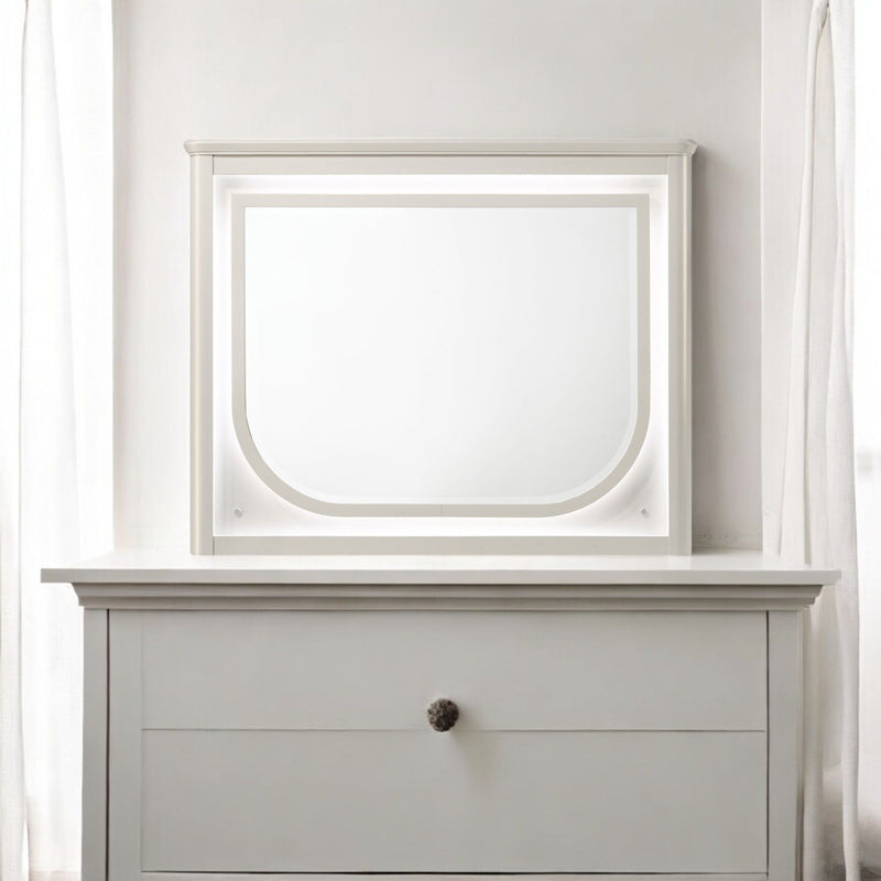 Laveda Mirror With LED with Integrated Lighting - White, photo 3 of 4