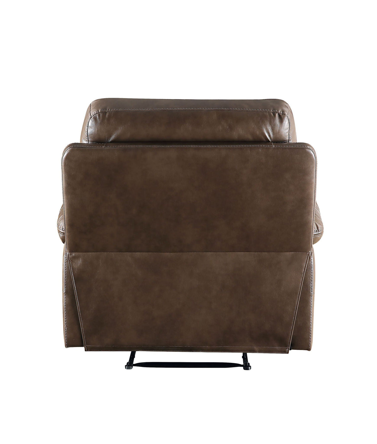 Leather Gel Match Recliner Chair with Power Reclining - Brown, photo 4 of 4