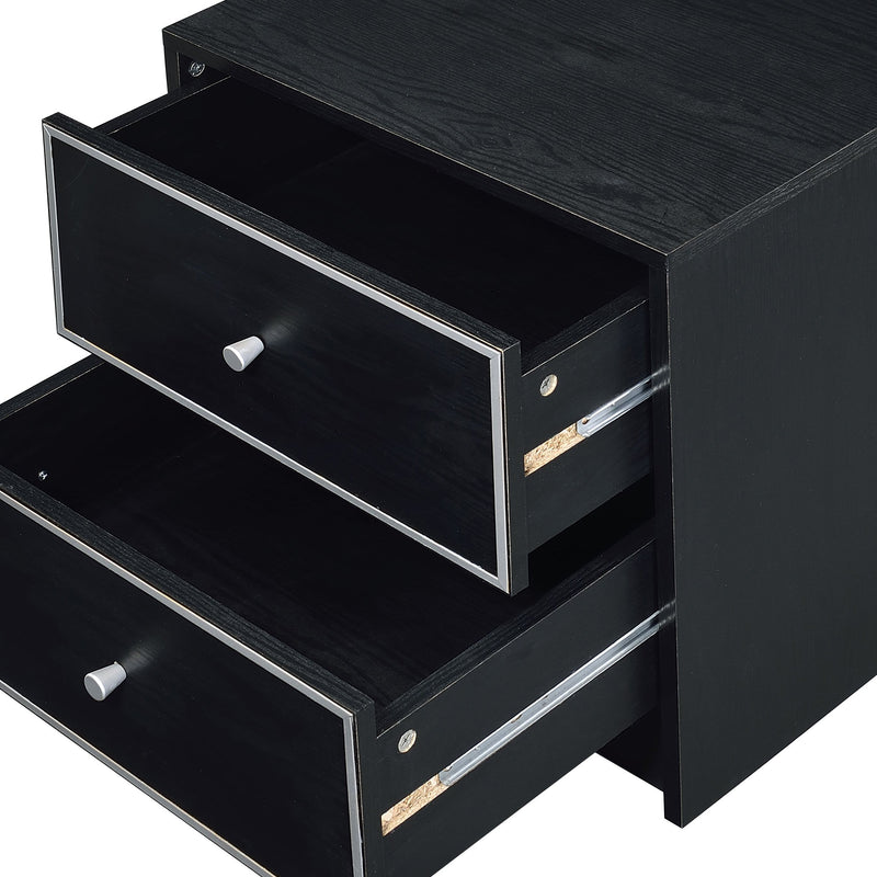 Modern Black Nightstand Table, photo 10 of 11