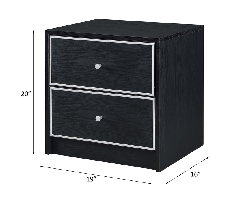 Modern Black Nightstand Table, photo 11 of 11