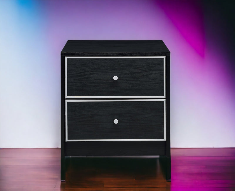 Modern Black Nightstand Table, photo 3 of 11