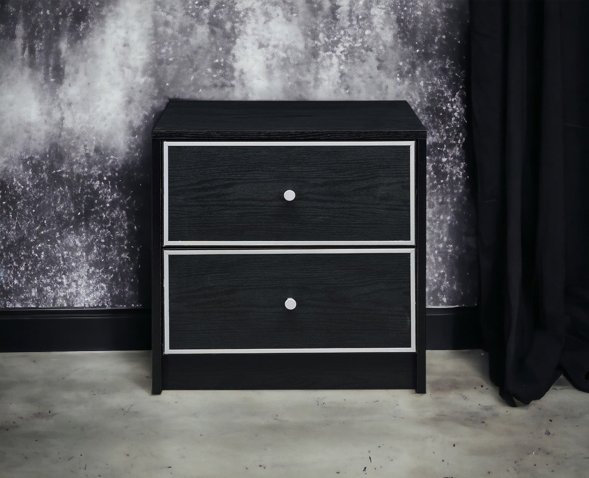 Modern Black Nightstand Table, photo 4 of 11