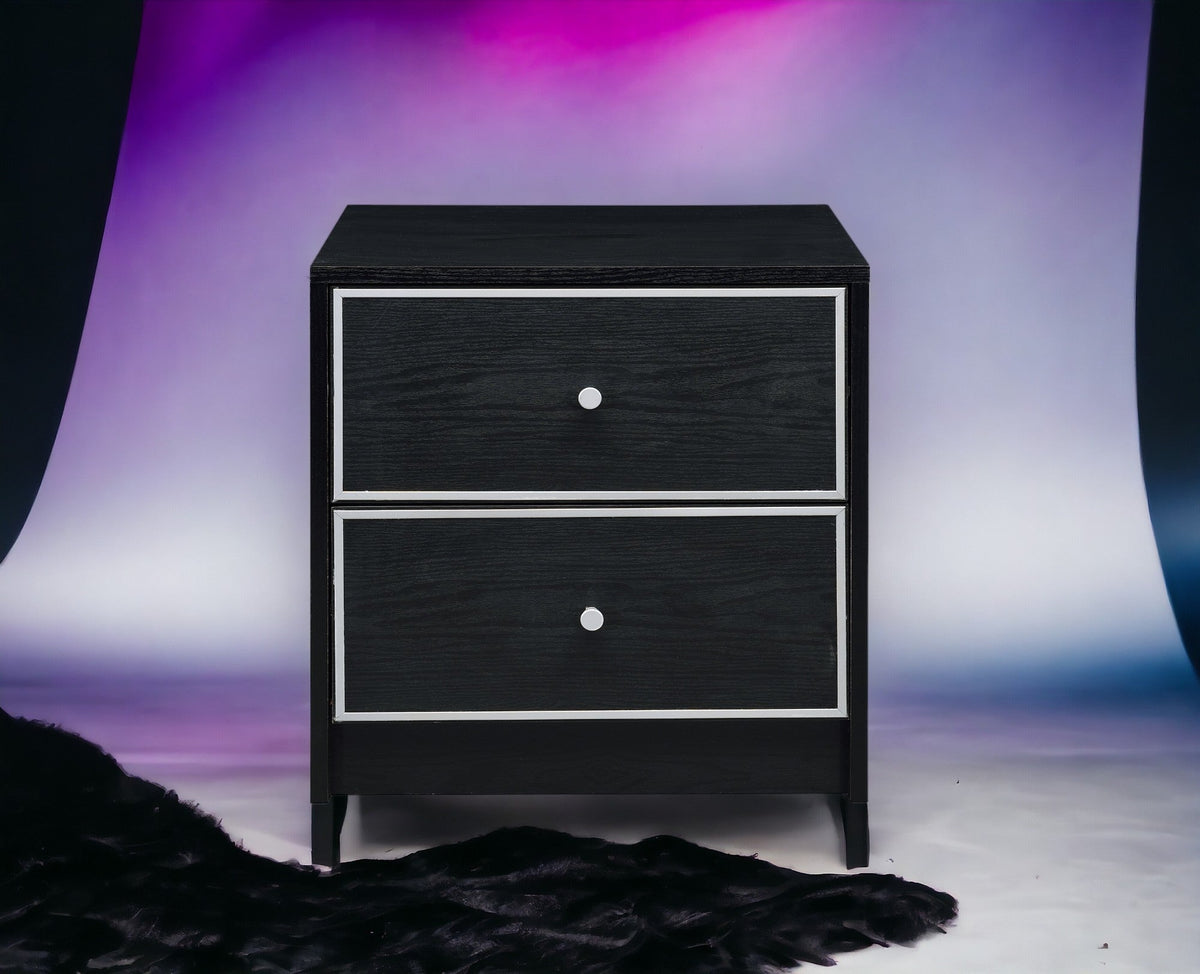 Modern Black Nightstand Table, photo 5 of 11