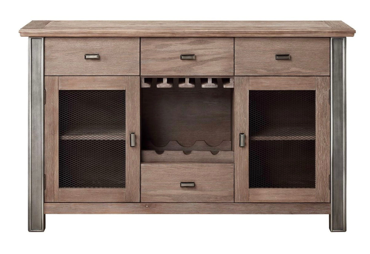 Nathaniel Maple Server with Ample Storage - Light Brown, photo 3 of 4