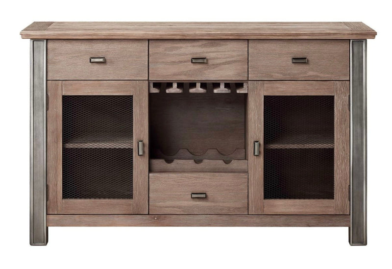 Nathaniel Maple Server with Ample Storage - Light Brown, photo 3 of 4