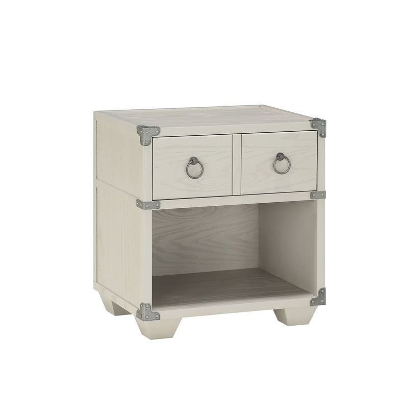 Orchest Gray Nightstand with Metal-Glide Drawer - Gray