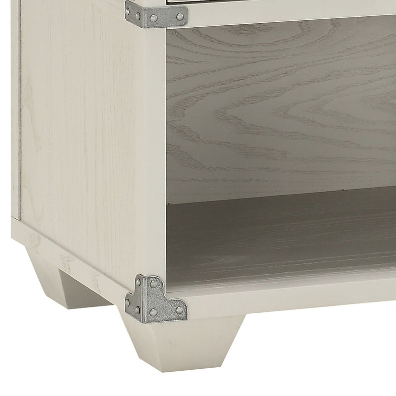 Orchest Gray Nightstand with Metal-Glide Drawer - Gray, photo 2 of 4