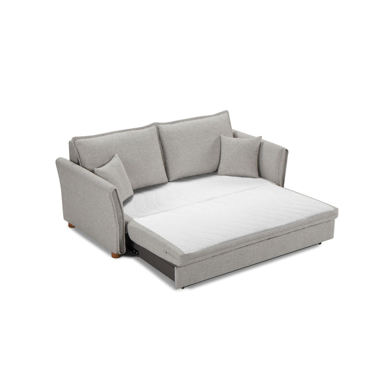 Oren Chenille Sleeper Sectional Sofa with Storage - Gray, photo 2 of 4
