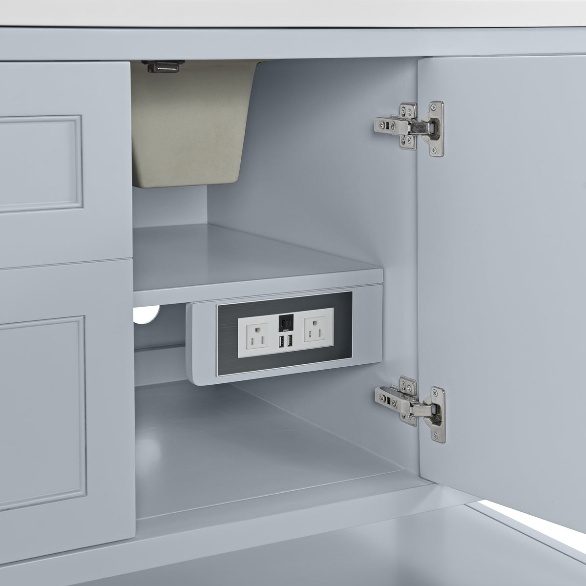 James Martin Breckenridge 60" Single Bathroom Vanity, Serenity Blue, view 23