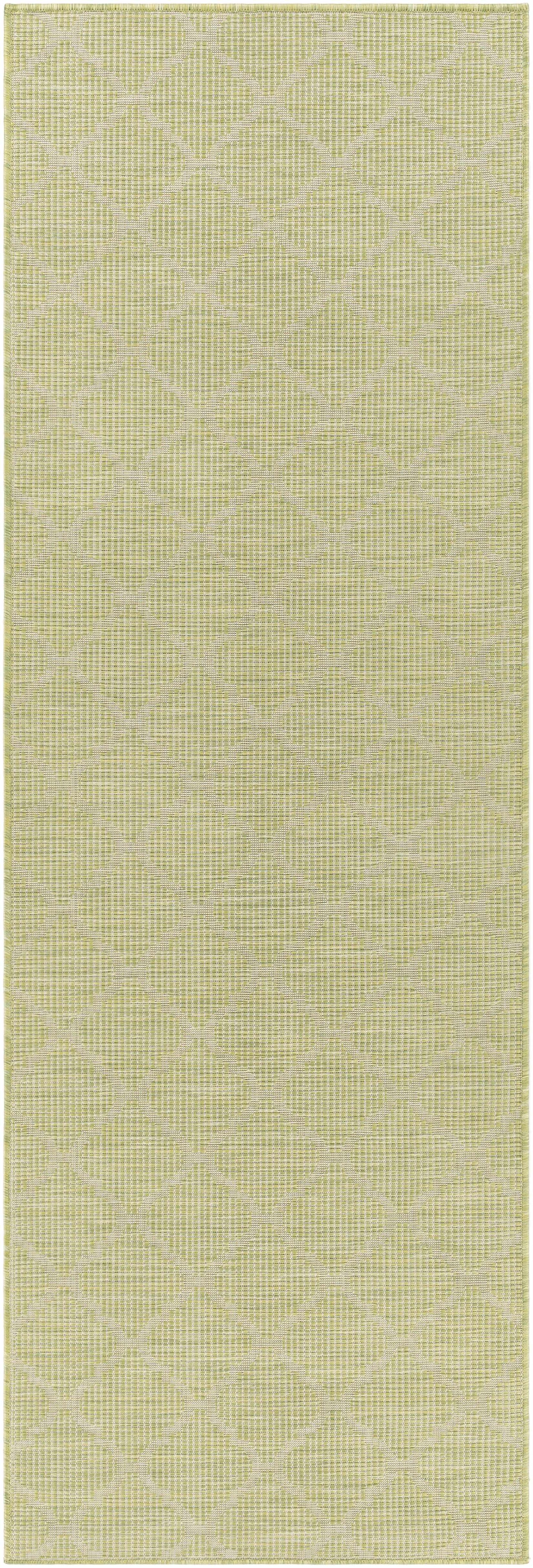 Unique Outdoor Trellis Area Rug, Olive Green - Clearance by Boutique Rugs