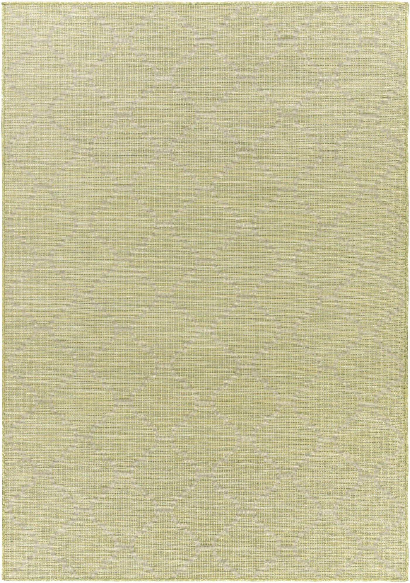 Unique Outdoor Trellis Area Rug, Olive Green - Clearance by Boutique Rugs