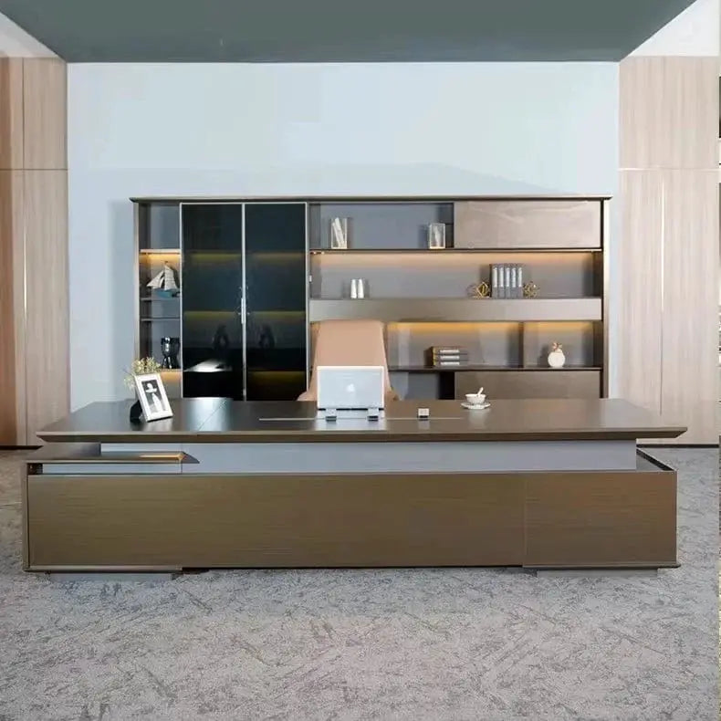 Hiley · Modern L-Shaped Executive Desk by Arc Grove