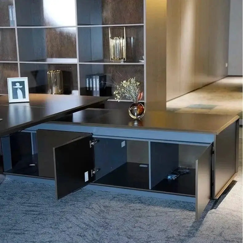 Hiley · Modern L-Shaped Executive Desk by Arc Grove