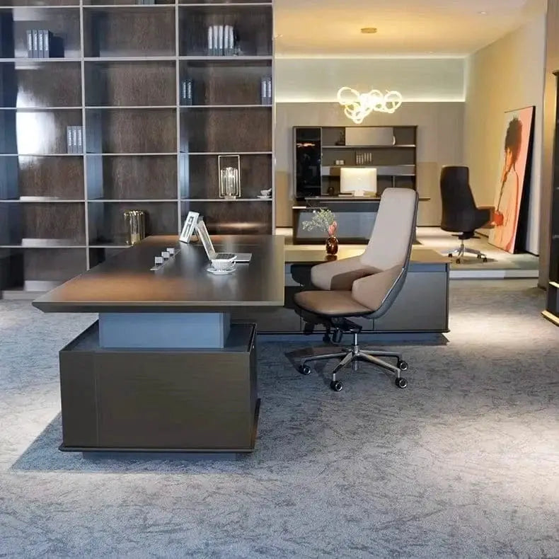 Hiley · Modern L-Shaped Executive Desk by Arc Grove