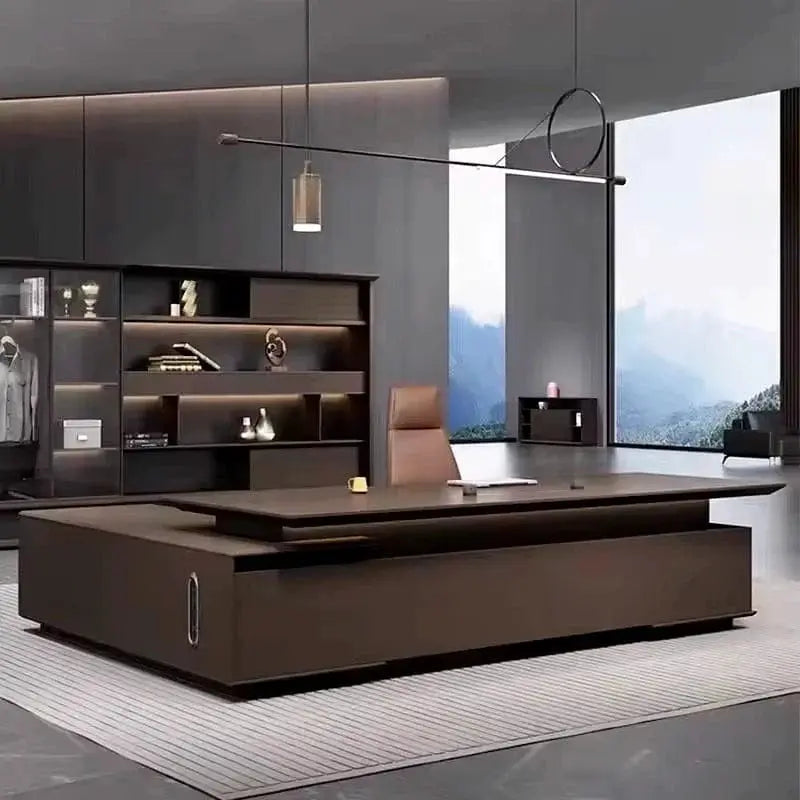 Hiley · Modern L-Shaped Executive Desk by Arc Grove