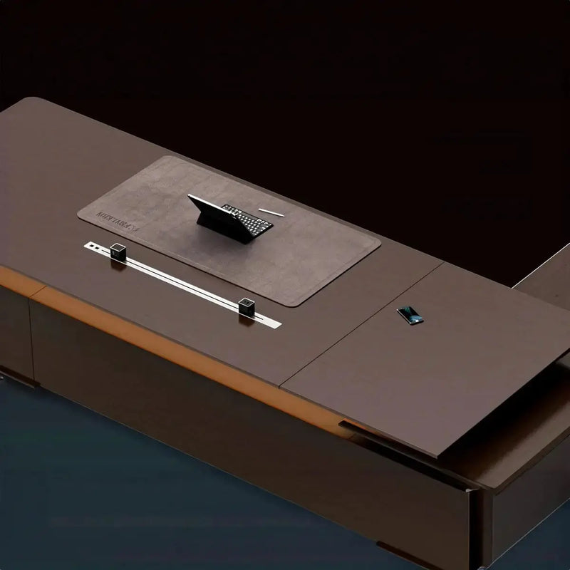 Hiley · Modern L-Shaped Executive Desk by Arc Grove