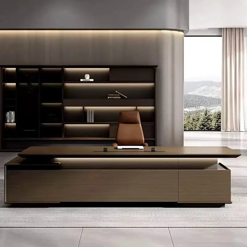 Hiley · Modern L-Shaped Executive Desk by Arc Grove