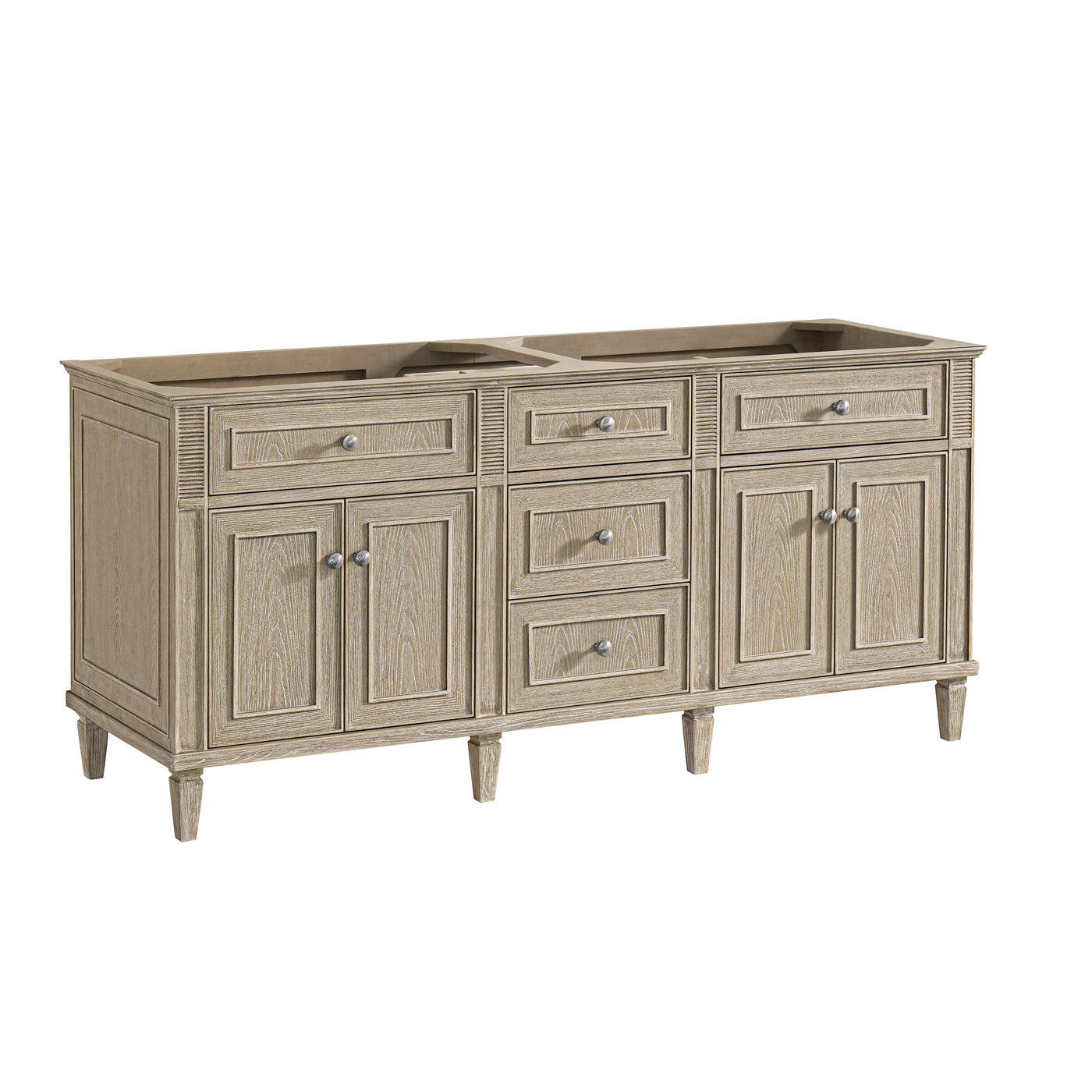 James Martin Lorelai 72" Double Bathroom Vanity, Whitewashed Oak by James Martin