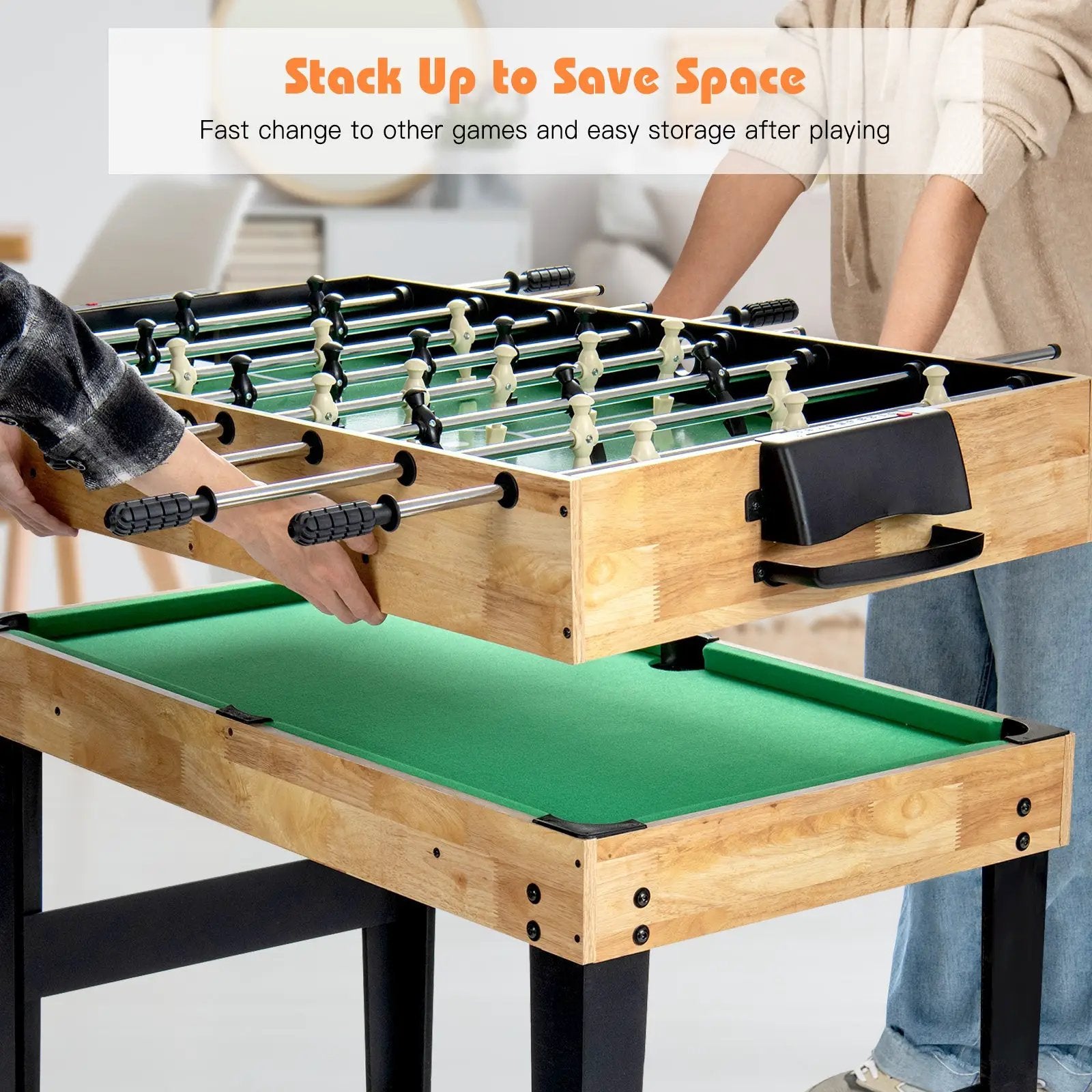10-in-1 Multi Combo Game Table Set for Home by DirectDeals