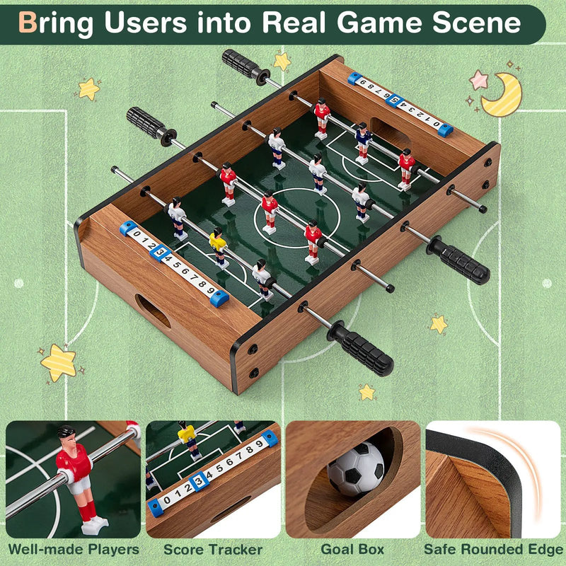 20 Inch Foosball Table Mini Tabletop Soccer Game by DirectDeals