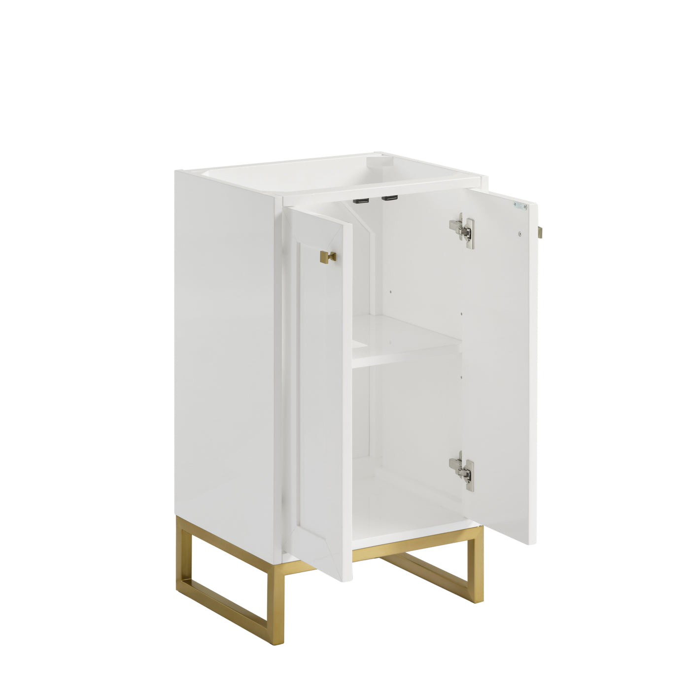 James Martin Chianti 20" Single Bathroom Vanity, Glossy White by James Martin