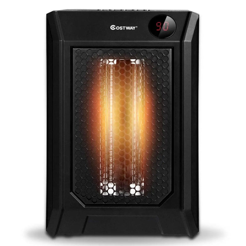 1500 W Remote Control Portable Electric Digital Quartz Space Heater by DirectDeals