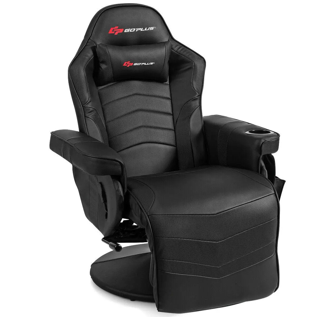 Ergonomic High Back Massage Gaming Chair with Pillow by DirectDeals