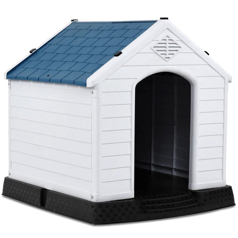 Indoor/Outdoor Waterproof Plastic Dog House Pet Puppy Shelter by DirectDeals