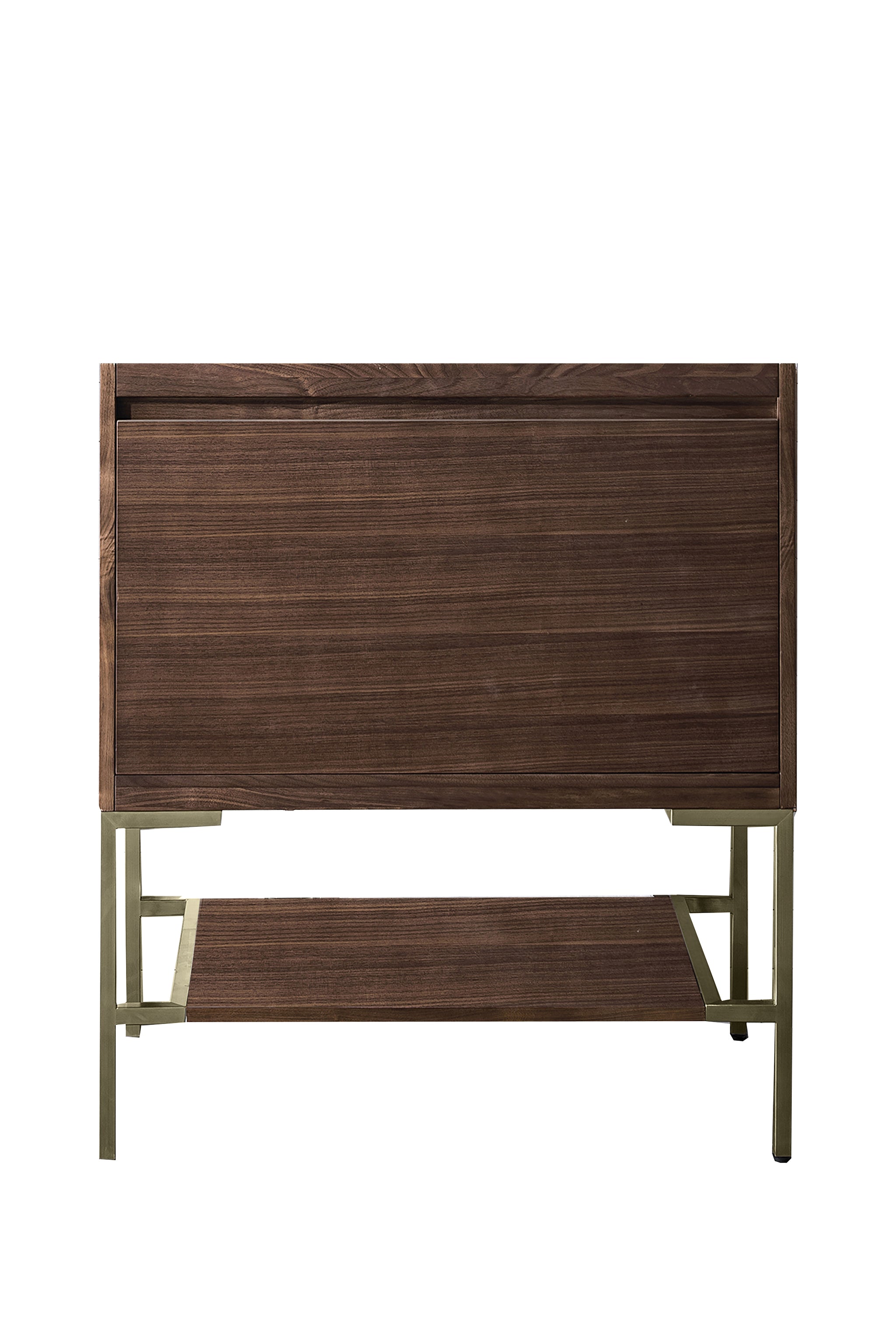 James Martin Mantova 31.5" Single Bathroom Vanity, Mid-Century Walnut by James Martin