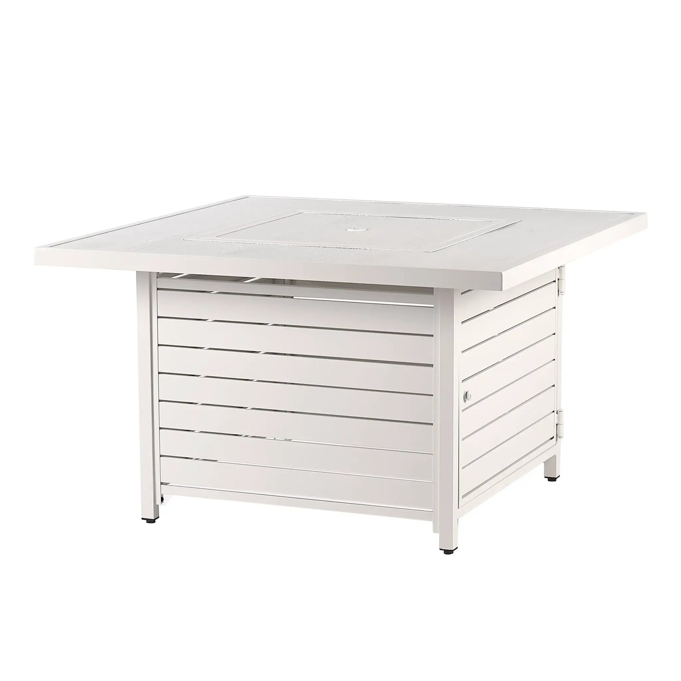 Aluminum 42-in Square Propane Fire Table with Beads, Covers and Lid by Sharicks