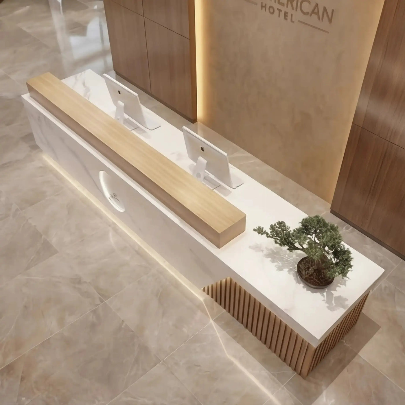 Ovelle · Front Reception Desk by Arc Grove