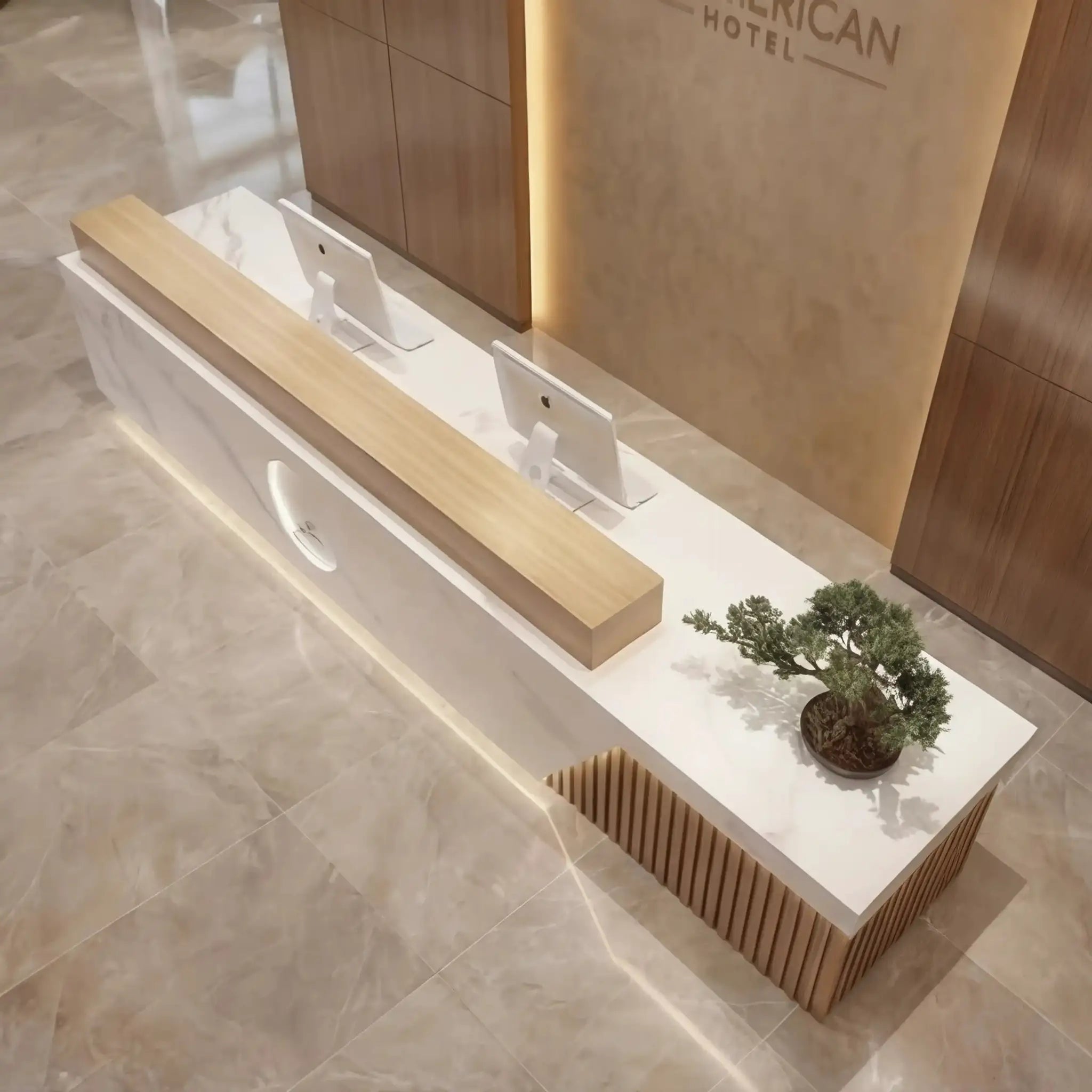 Ovelle · Front Reception Desk by Arc Grove
