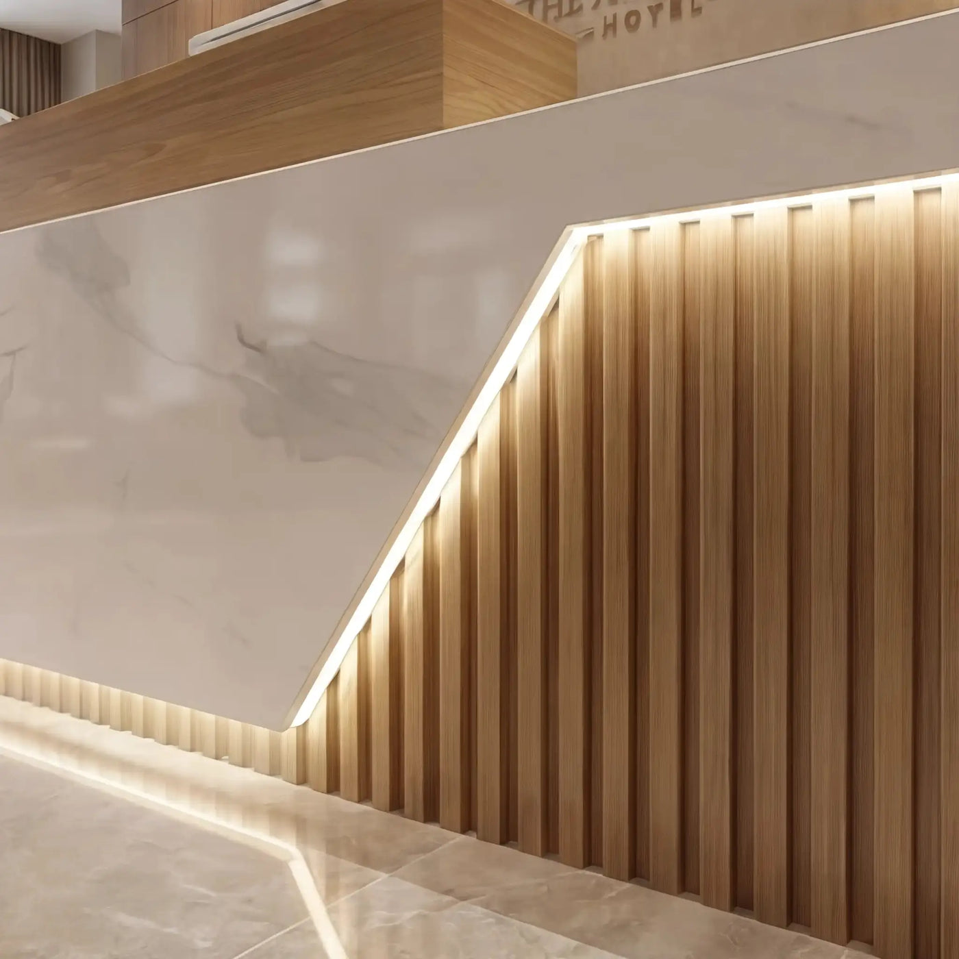 Ovelle · Front Reception Desk by Arc Grove